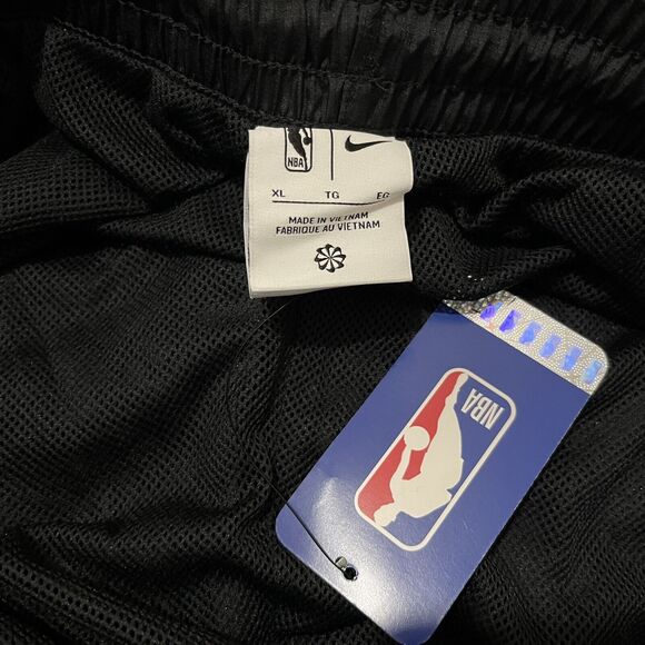 Nike Los Angeles Lakers Woven Dri-Fit Pants Black NBA 75th Anniversary Size XL - Picture 2 of 12